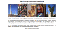 Tablet Screenshot of persianscholarship.org